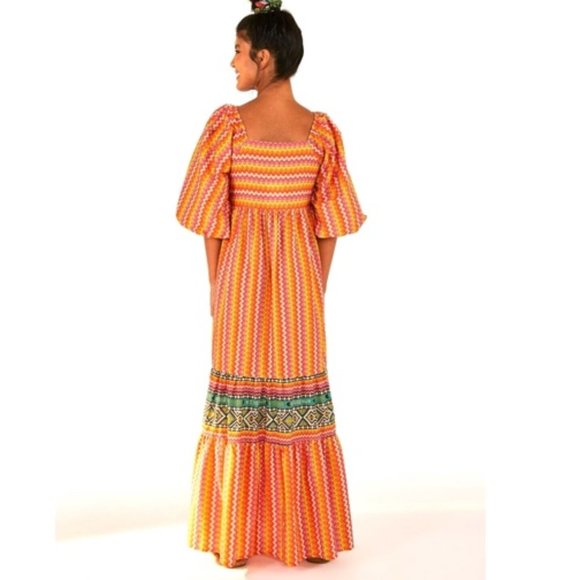 FARM Rio + Yawanawa Embroidered Banana Da Terra Maxi Dress - Picture 2 of 15